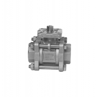 Omaval 3-Pcs Body Ball Valve With ISO Mounting Pad